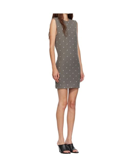 Rier Gray Walker Mini Dress