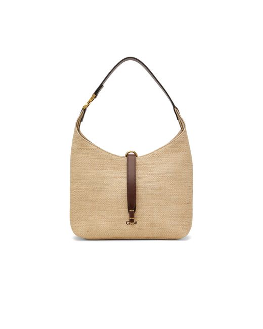 Chloé White Small Buckle Tote