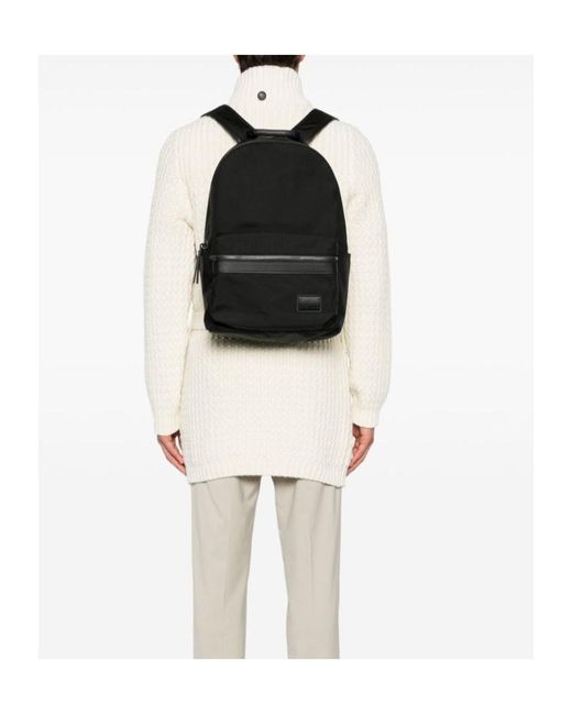 Premiata Black Zippered Backpack for men