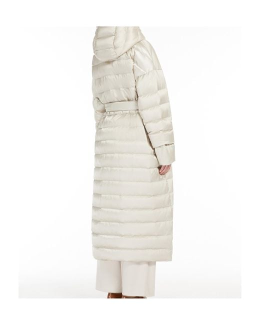 Max Mara White The Cube Button Detailed Belted Jacket
