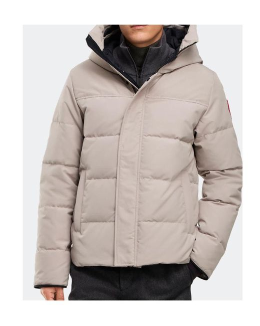 Canada Goose Gray Macmillan Hooded Parka for men