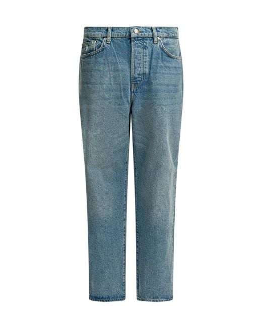 Stussy Blue Stüssy Big Ol' Straight-Leg Jeans for men