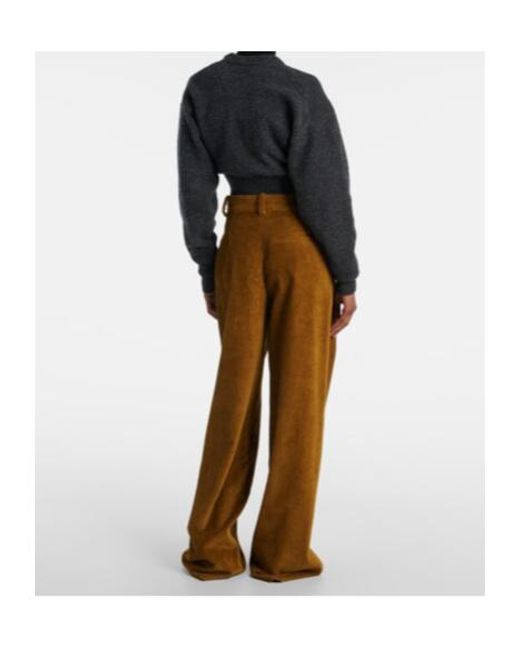 Proenza Schouler Brown Cotton Corduroy Wide-Leg Pants