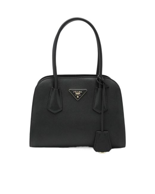 Prada Black Double-Handled Shoulder Bag