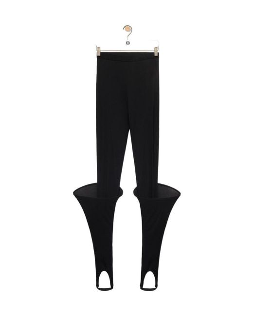 Loewe Black Hoop Leggings
