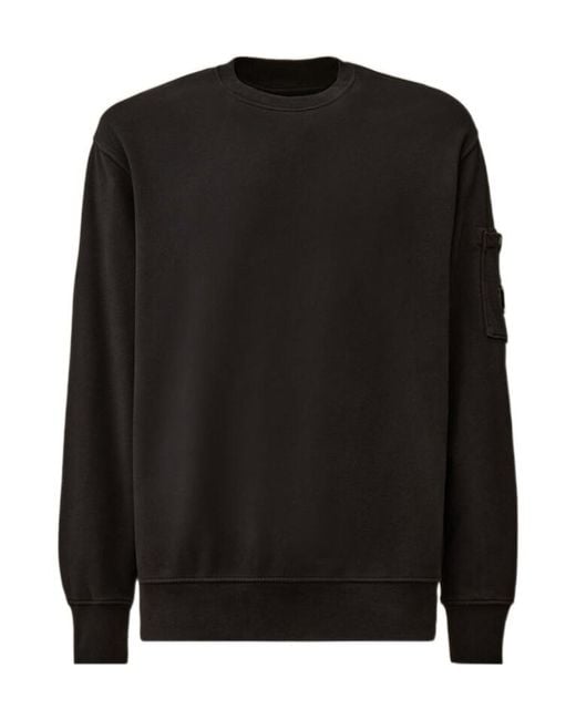 C P Company Black Lens Pocket Sweatshirt for men