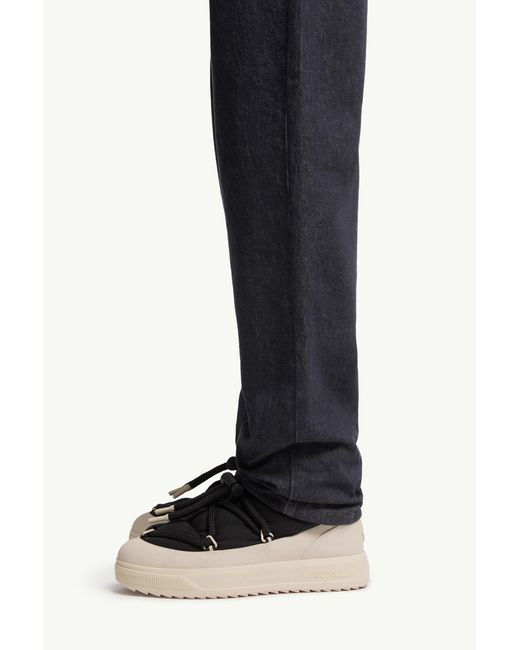 Moncler Blue Logo-Patch Jeans for men