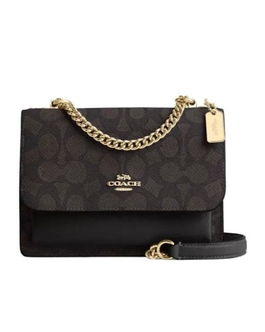 COACH Black Mini Claire Crossbody Bag