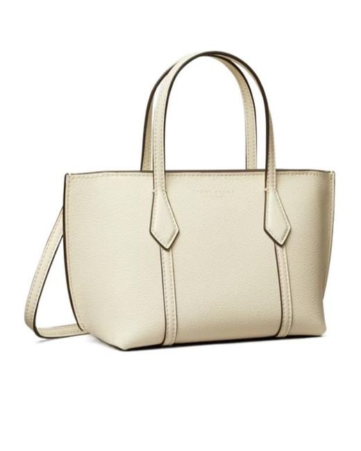 Tory Burch Natural Structured Shoulder Bag