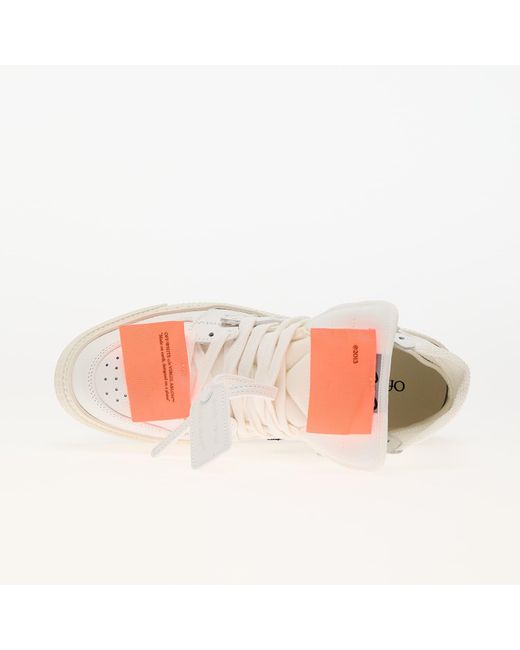 Off-White c/o Virgil Abloh Natural 3.0 Off Court Lace-Up Sneakers for men