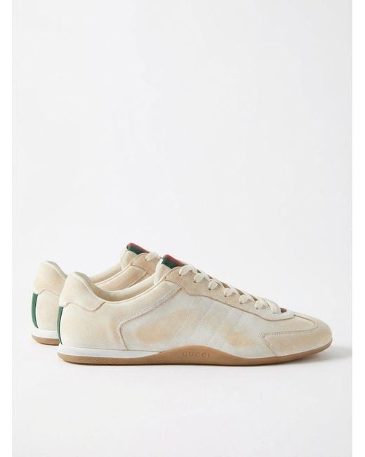 Gucci White Shift Trainers, Uk for men