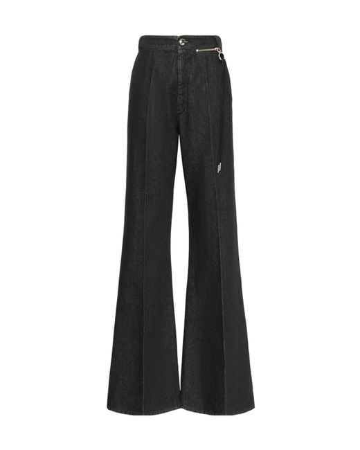 Sportmax Black Spdmanico Flared Jeans