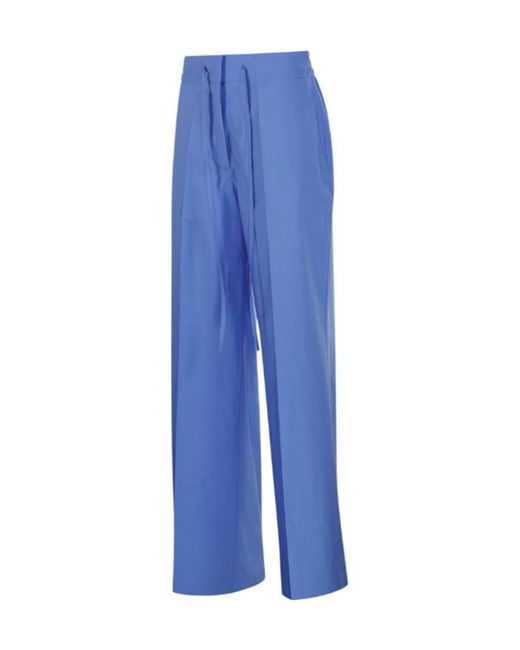 P.A.R.O.S.H. Blue Drawstring Trousers