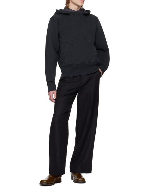 Our Legacy Black Relic Pullover Hoodie for men