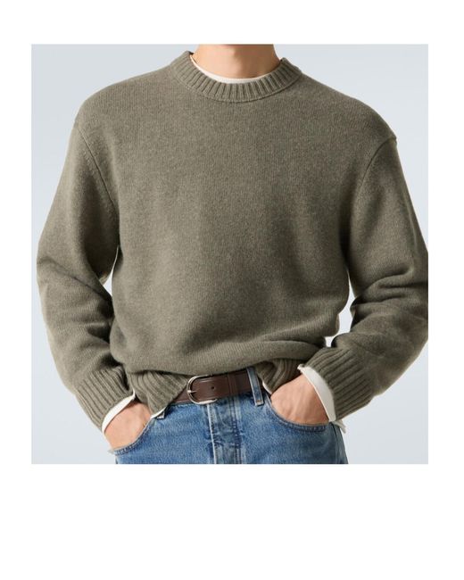 FRAME Green Cashmere Sweater for men