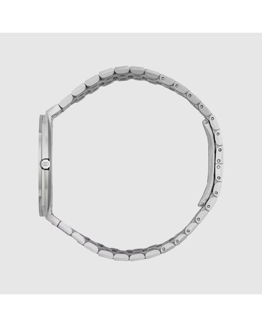Gucci Gray 25H Watch, 34Mm