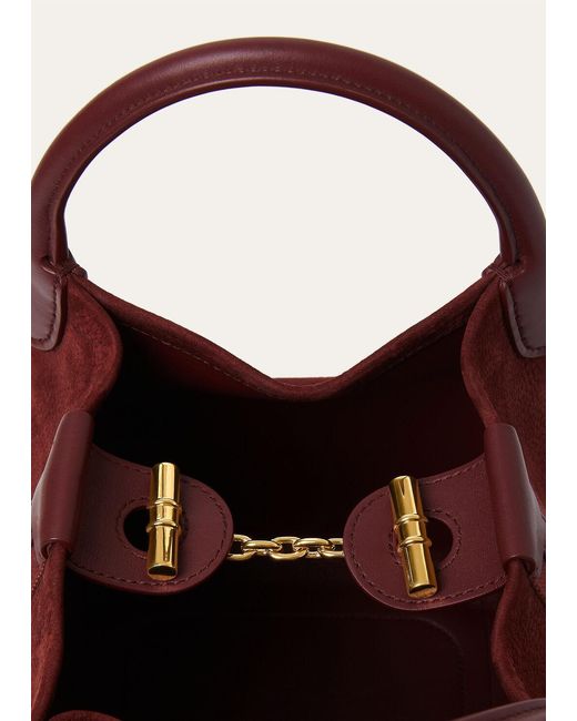 Loro Piana Red Small Bale Bag