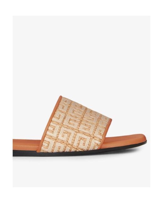 Givenchy White Flat Sandals