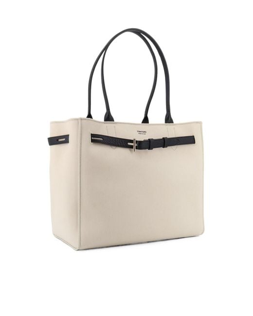 Tom Ford Natural Audrey Medium Tote Bag