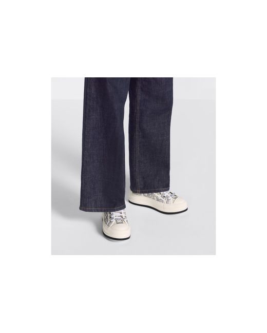 Dior White Walk'N' Low-Cut Casual Sneakers