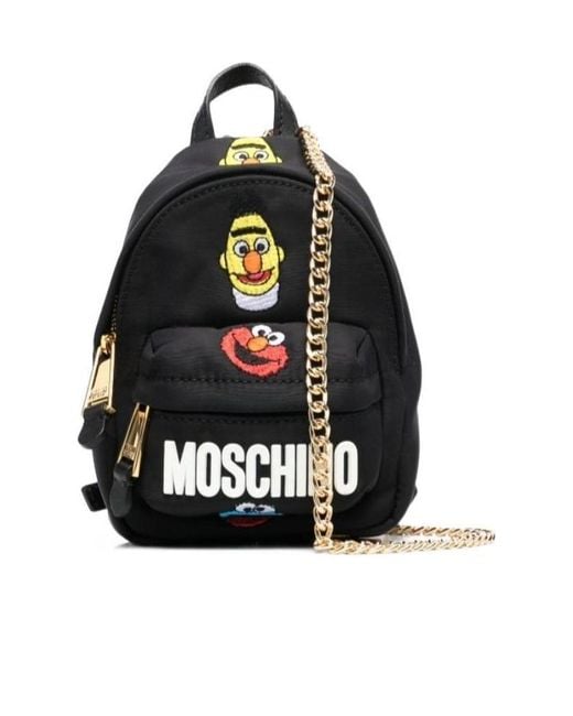 Moschino Multicolor Logo-Patch Mini Bag