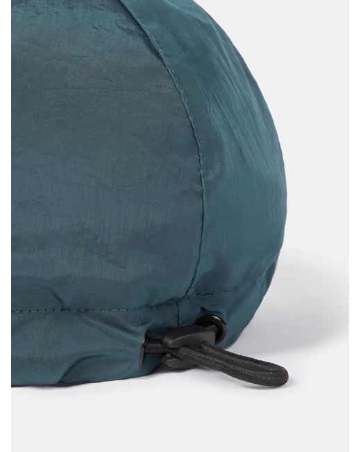Stone Island Blue Logo Embroidered Curved Peak Baseball Cap for men
