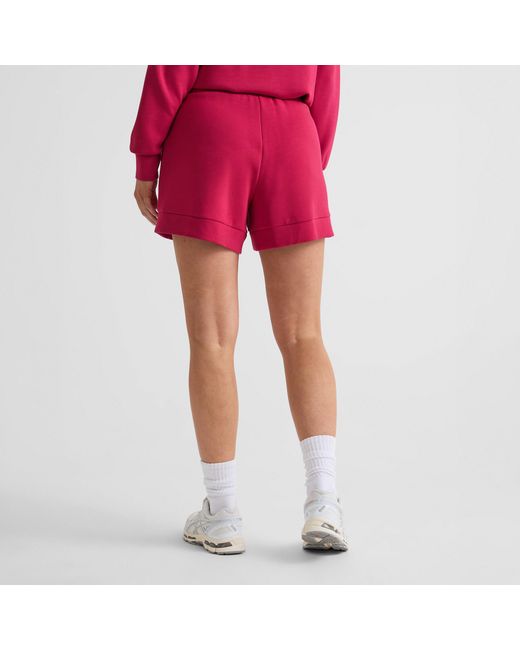 Varley Red Drawstring Athletic Shorts