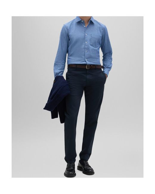Aspesi Blue Long Sleeve Shirt for men