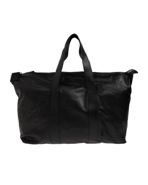 AllSaints Black Kei Leather Tote Bag for men