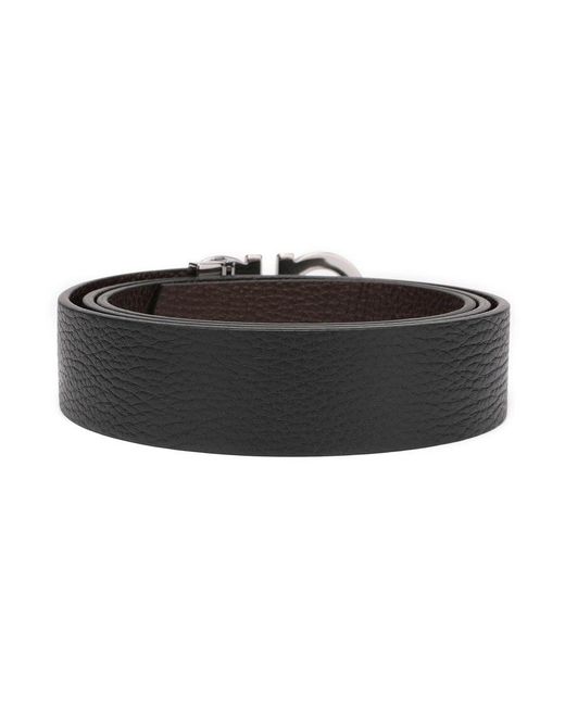 Ferragamo Multicolor Double-Sided Adjustable Embossed Belt for men
