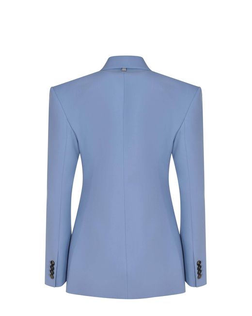 GIUSEPPE DI MORABITO Blue Double-Breasted Jacket
