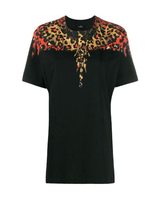 Marcelo Burlon Black Wing Printed T-Shirt