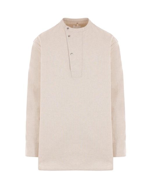OAMC White Long-Sleeve Shirt for men