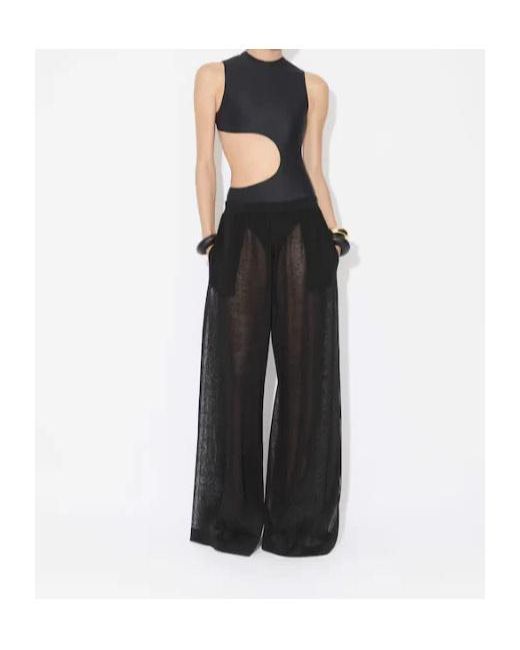 Alaïa Blue Cut-Out Swimsuit