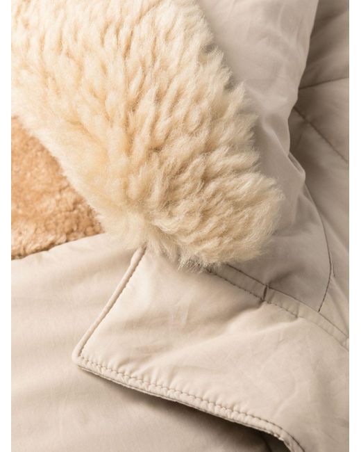 Prada Natural Hooded Down Coat for men