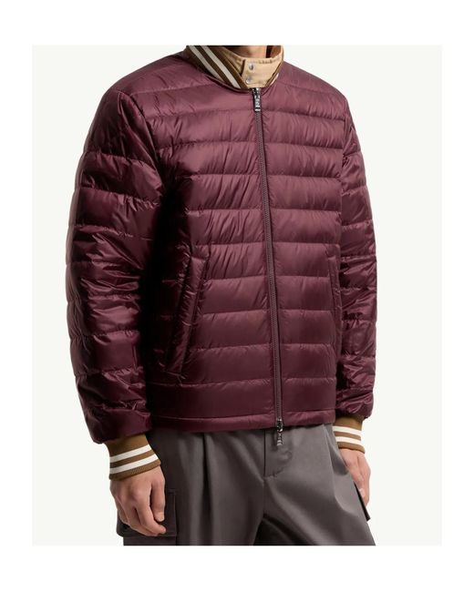 Moncler Natural Moncler Prieure Reversible Down Bomber Jacket for men
