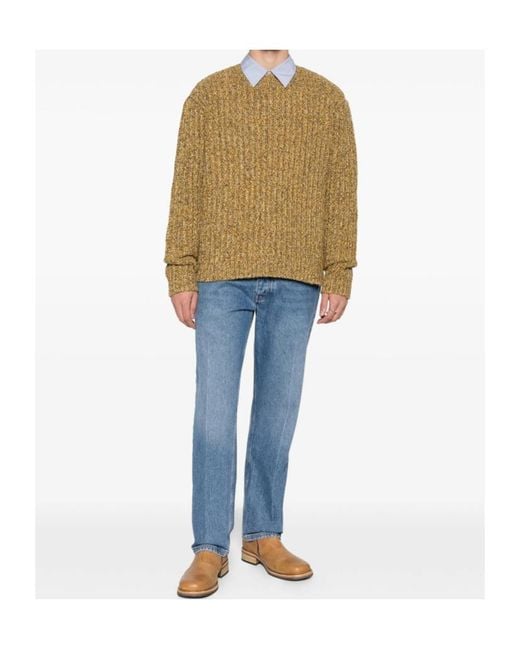 Séfr Natural Long-Sleeved Knitted Pullover for men