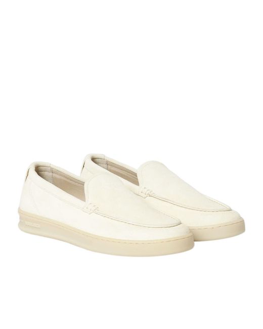 Woolrich Natural Suede Loafers