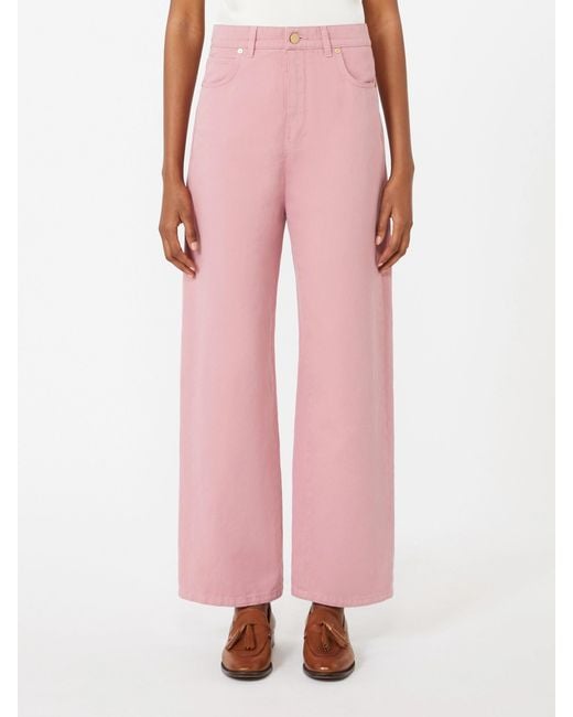 Max Mara Pink 'S Onorata Straight Leg Pants
