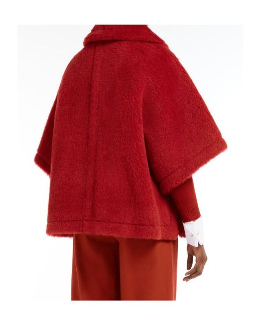 Max Mara Red Tenebre Cape