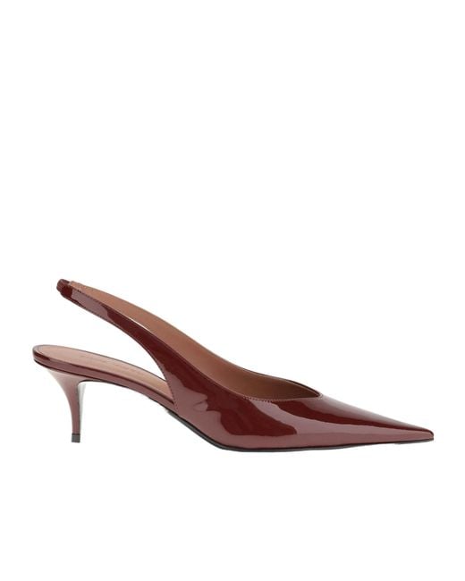 AMINA MUADDI Brown Anok Slingback Pumps