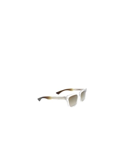 Saint Laurent White Eyewear Sl 790 Rectangular Sunglasses