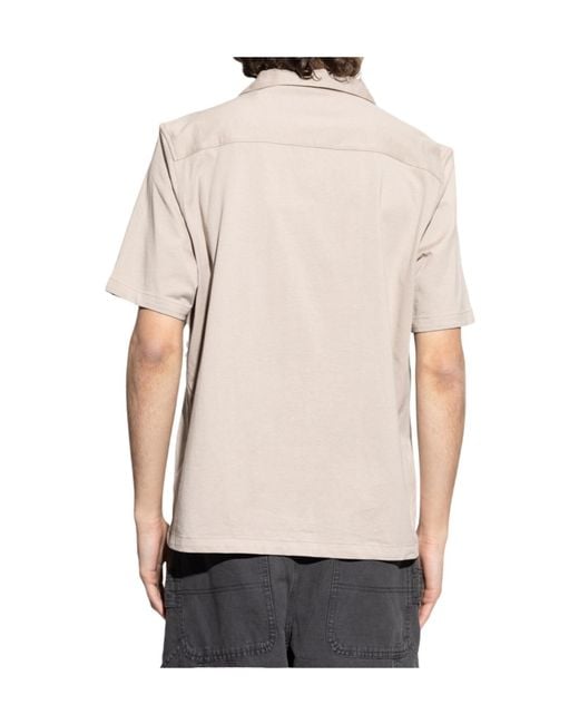 AllSaints White Hudson Short-Sleeve Shirt for men