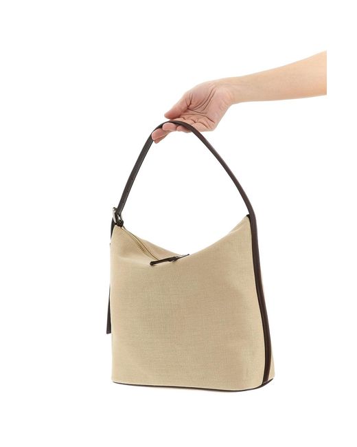 A.P.C. Natural Vera Canvas Shoulder Bag