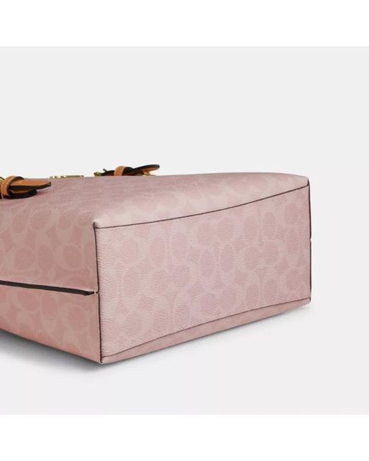 COACH Pink Mollie Tote Bag 25