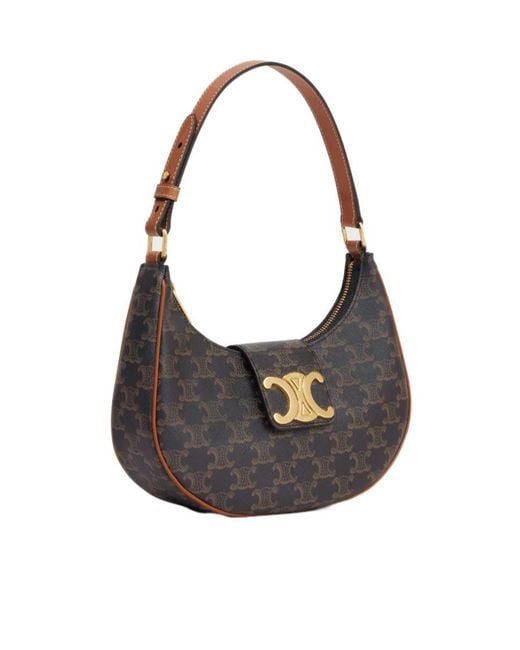 Céline Black Medium Ava Triomphe Bag