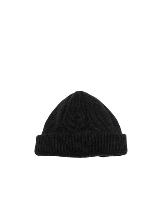 Nanamica Black Windproof Knitted Hat for men