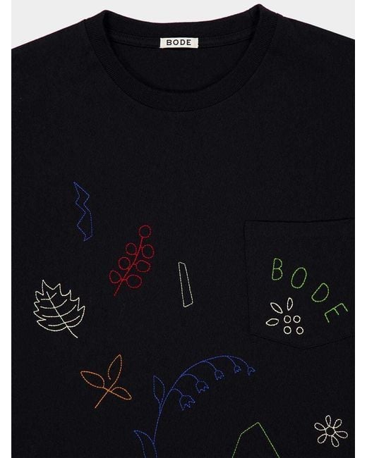 Bode Embroidered Field Guide T-Shirt for men
