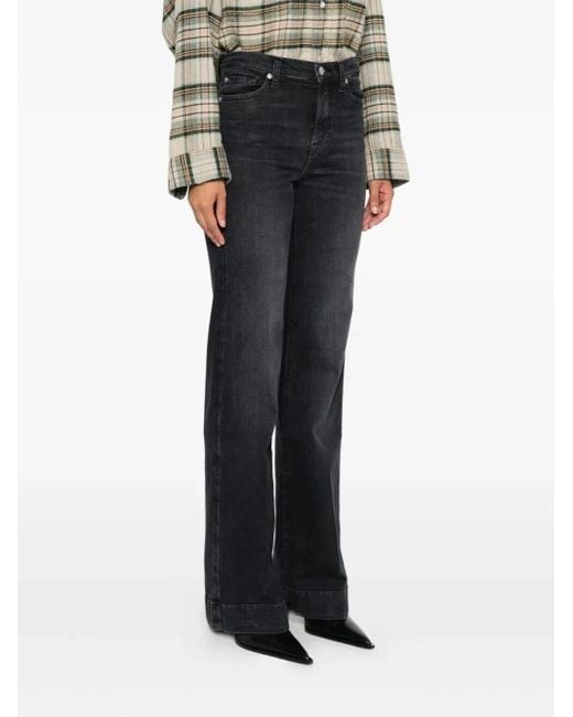 7 For All Mankind Black Belt Loop Jeans