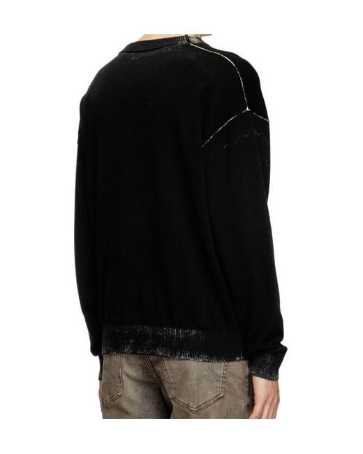 DIESEL Black K-Belez Sweatshirt for men